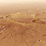 Le cratère de « Seul sur Mars » observé lors d&rsquo;une mission d&rsquo;exploration de la NASA.