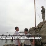 Environ 50 000 clandestins repartis de Ceuta en quarante-huit heures.