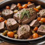 Temps de cuisson optimal pour la tête de veau roulée en cocotte-minute en France.