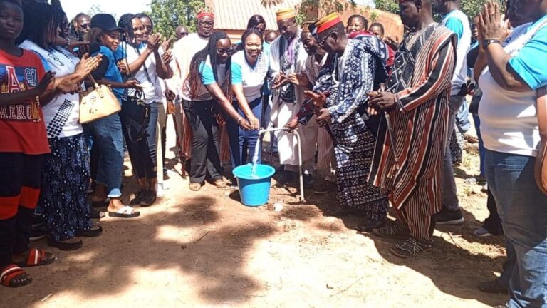 Forage offert au CSPS de Zongo par l’Association des natifs de juillet à Ouagadougou.