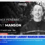 Hommage des pompiers des Bouches-du-Rhône au sergent Laurent Manson