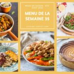 Menu de la semaine 35 : 14 plats et desserts proposés du 24 au 30 août 2026.