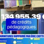 Éric Ciotti supprime le kit de fournitures pour la rentrée scolaire à Nice
