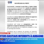 SCAAB-Bastia : interdiction d’accès au stade d’Aubagne pour les supporters corses