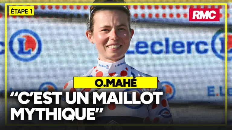 Océane Mahé, en maillot à pois, souligne l’importance de l’introspection au Tour de France