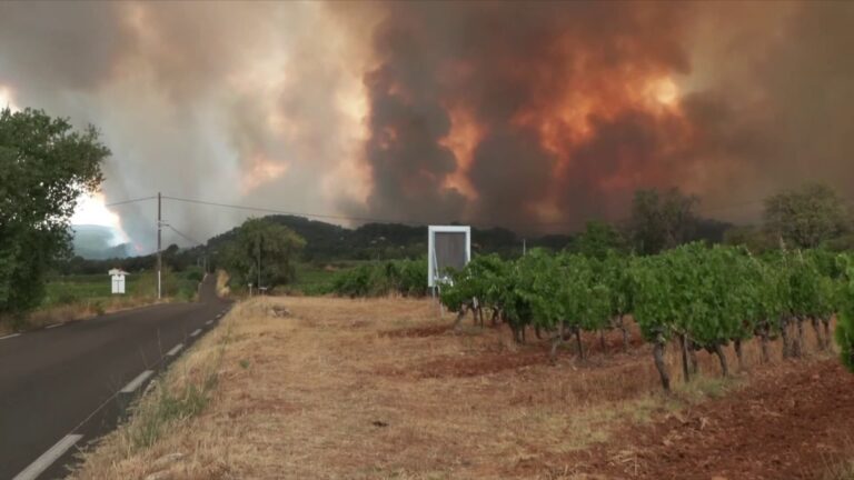 Incendie dans le Var : 1.000 hectares ravagés, 2.500 personnes évacuées.