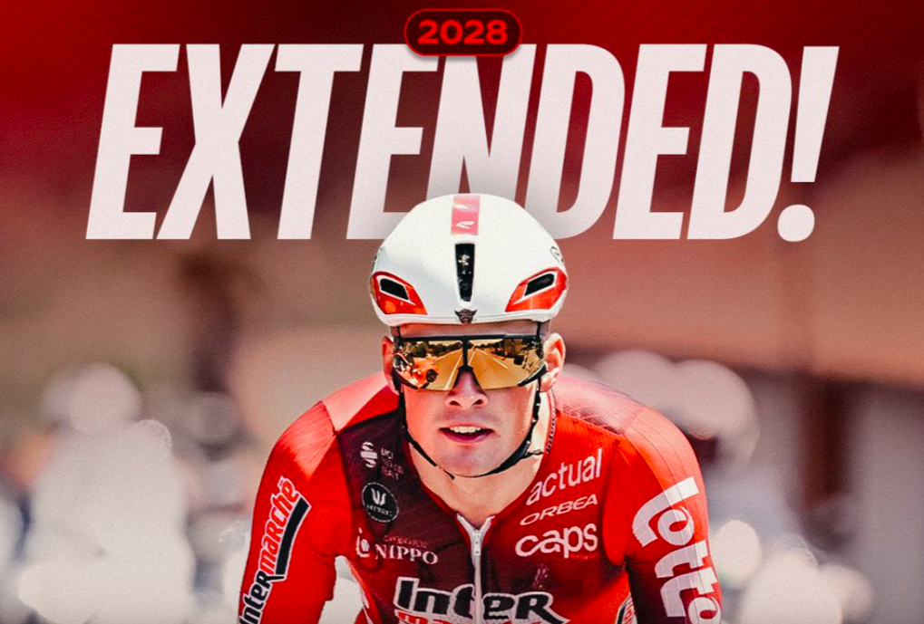 Baptiste Veistroffer prolonge son contrat avec la Lotto Intermarché pour plusieurs saisons.