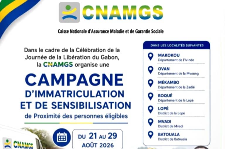 CNAMGS : 9 jours d’immatriculation et de sensibilisation dans l’Ogooué-Ivindo