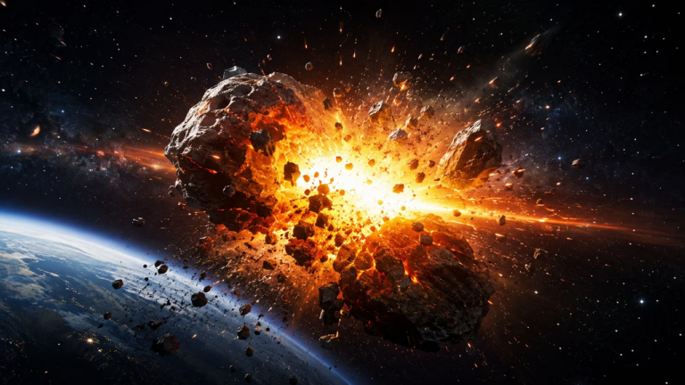 Des simulations révèlent un effet inattendu d’une explosion nucléaire près d’un astéroïde.