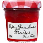 CONFITURES de fraises en mini pots verre de 30 g