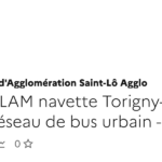 Mise en place du SLAM pour le réseau de bus urbain à Torigny-les-Villes par Saint-Lô Agglo