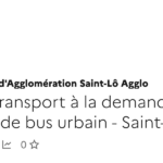 Saint-Lô Agglo met en place un réseau de bus urbains pour le transport à la demande.
