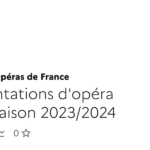 Représentations d&rsquo;opéra 2023/2024 : programmation de l&rsquo;Opéra national de Paris dévoilée.
