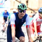 Émilien Jacquelin termine 14e de la course en ligne aux Jeux Méditerranéens.