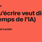 L’écriture à l’ère de l’IA : défis pour les auteurs dans le secteur littéraire mondial.