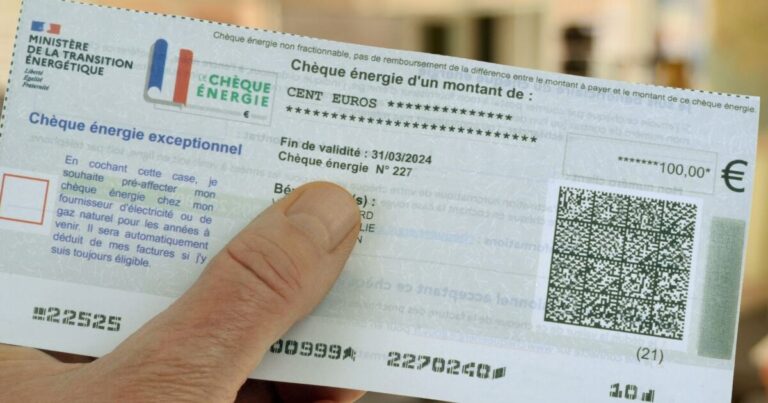 Chèque énergie : des Français doivent désormais faire une demande pour bénéficier de l’aide