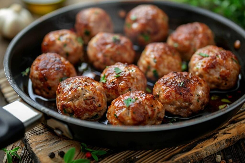 Techniques pour cuire des boulettes de viande juteuses à la poêle rapidement