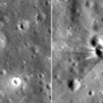 La sonde LRO localise le cratère d&rsquo;impact de SpaceX sur la surface lunaire.