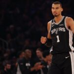 Les San Antonio Spurs s&rsquo;entraînent à Nanterre avec Victor Wembanyama en vedette.