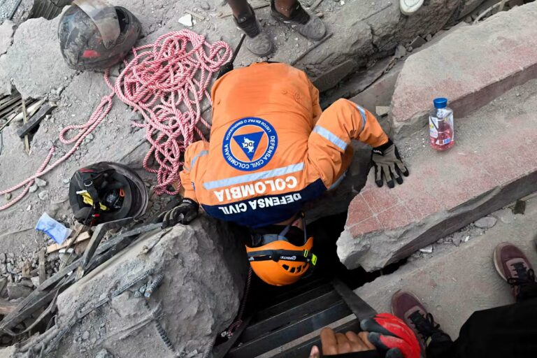 Séisme en Colombie : Fin de la recherche des survivants après plusieurs jours d’efforts.