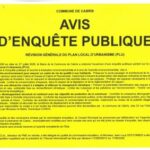 Enquête publique à Cabris sur la révision du plan local d&rsquo;urbanisme.