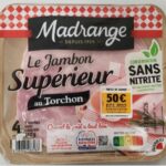 Rappel Consommateur – Détail Le Jambon Supérieur au Torchon sans nitrite 4 Tranches 160 g Madrange