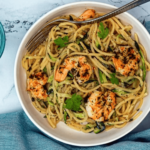 One pot pasta aux crevettes et courgettes : une recette rapide pour les repas familiaux.