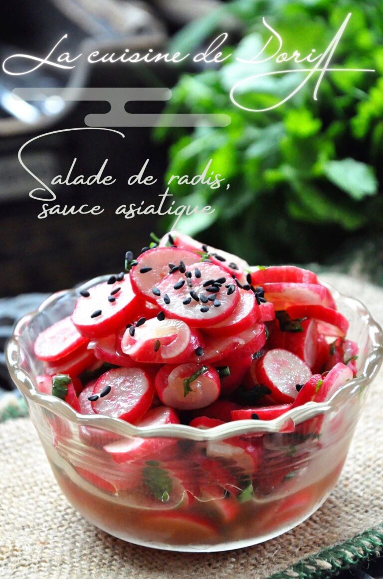 Salade de radis à la sauce asiatique : une tendance culinaire émergente en France