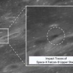 Un débris SpaceX s’écrase sur la Lune à 8 690 km/h, créant un cratère de 4 tonnes.