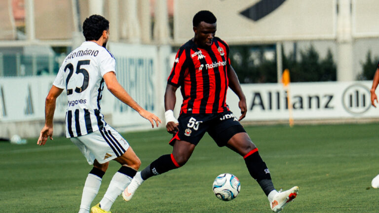 L’OGC Nice perd contre la Juventus lors d’un match de préparation estivale.