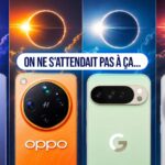 Éclipse photographiée avec quatre smartphones : comparaison des performances de Samsung, Oppo, Xiaomi et Google