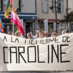Plus de 200 personnes marchent à Aurillac en mémoire de l&rsquo;institutrice Caroline Grandjean.