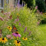Papillons monarques : interdiction de tondre certaines zones de jardin en août pour leur protection.