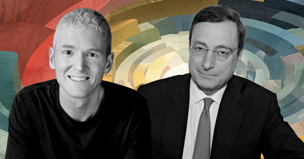 Mario Draghi et Patrick Collison cherchent à établir une coalition européenne.