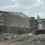 Friches commerciales de Monthieu à Saint-Étienne : dépollution nécessaire après démolitions.