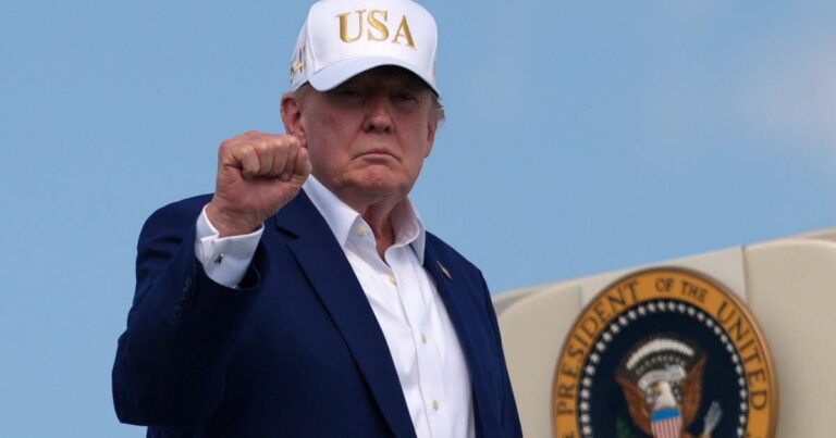 Donald Trump exfiltré d’Air Force One suite à des menaces provenant d’Iran.
