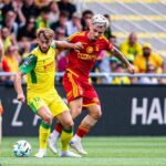Ligue 2 : Le GF38 s&rsquo;incline face à l&rsquo;ASSE, le FC Nantes battu à domicile, le FC Annecy perd.