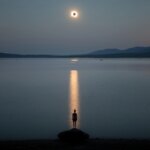 Le reflet de la couronne solaire dans l’eau observé par des chercheurs en astrophysique.