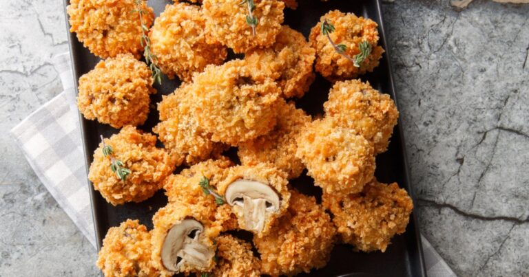Recette de champignons panés croustillants au panko pour une alternative végétale en cuisine