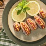 Recette traditionnelle de makdous : aubergines farcies aux noix en cuisine libanaise
