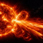 Une tempête solaire pourrait menacer les infrastructures terrestres et spatiales.