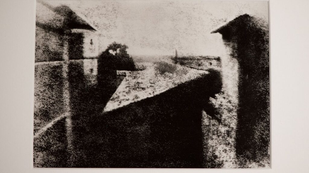 Point de vue du Gras : première photographie historique de Nicéphore Niépce dévoilée