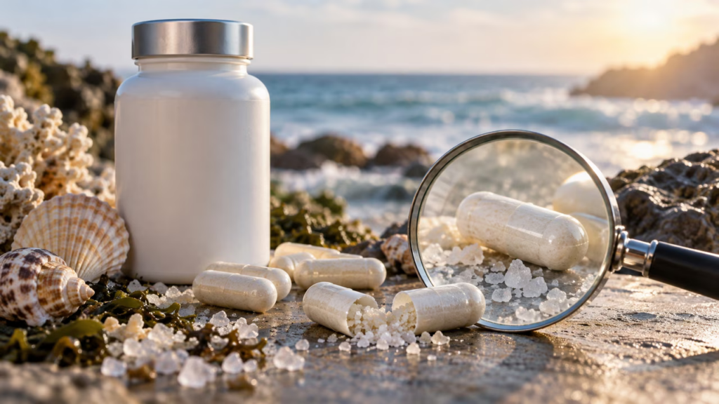 Le magnesium marin contesté par des experts pour ses prétendus bienfaits sur la santé.
