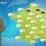 Chaleur intense dans le sud, températures atteignant 34°C demain.