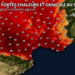 Chaleurs extrêmes au sud : plusieurs départements frôlent les seuils caniculaires.
