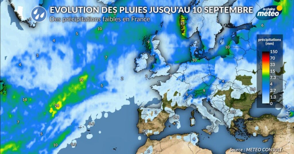 Sécheresse : le changement de temps de la semaine prochaine pourrait apporter des précipitations.