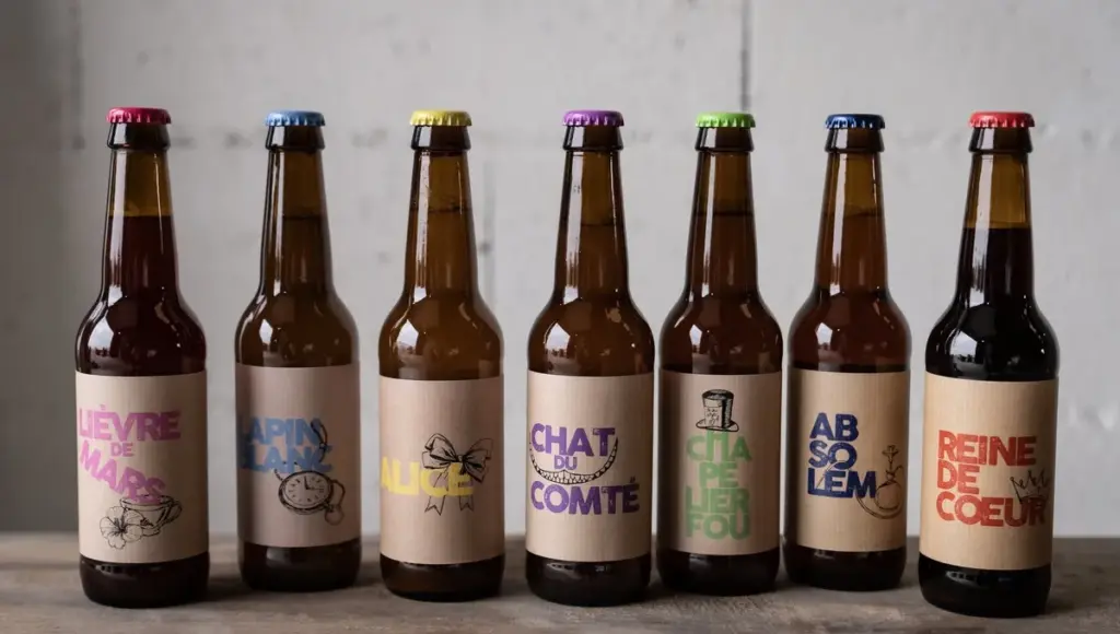 Peu de bières brassées au pays des merveilles malgré la diversité des recettes disponibles.
