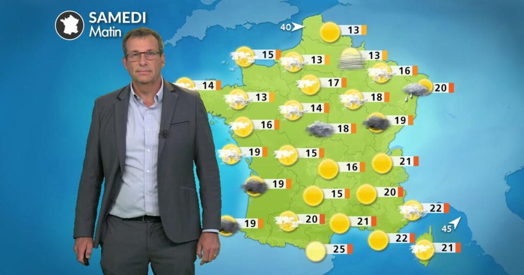 Météo : temps agréable au nord, chaleur persistante au sud de la France.