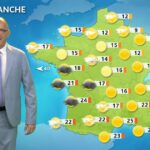 Chaleur record attendue dans le sud-ouest avec des températures atteignant 40°C.