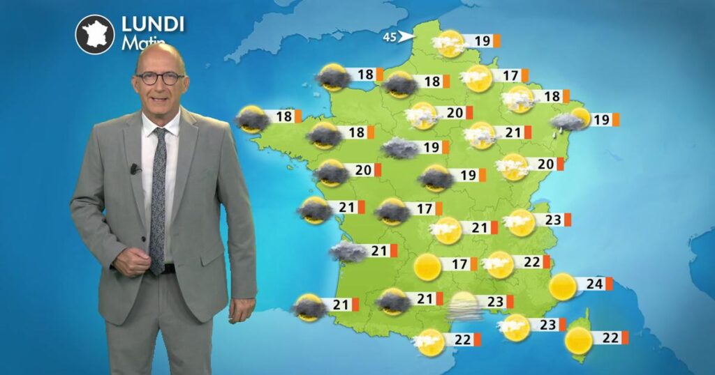 Chaleur intense attendue au sud et à l’est, temps lourd et nuageux ailleurs.